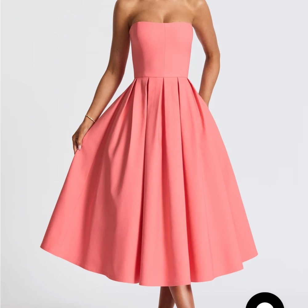 Babyboo Edith Strapless Pink Dress NWT